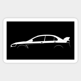 Mitsubishi Lancer Evolution X GSR Silhouette Magnet